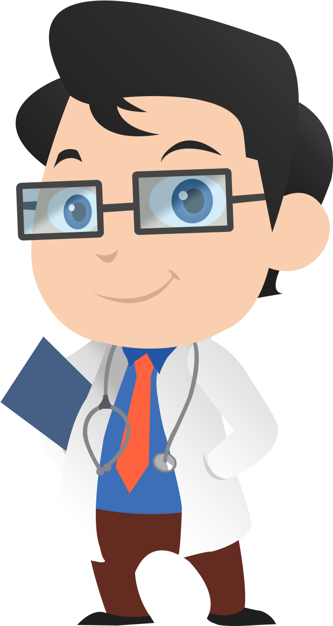 Friendly Cartoon Doctor Clipart