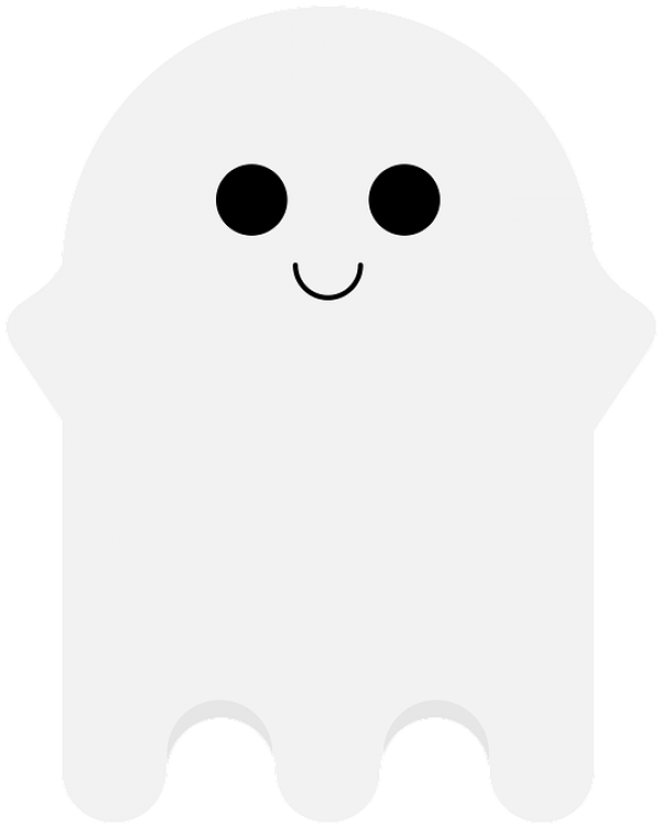 Friendly Cartoon Ghost