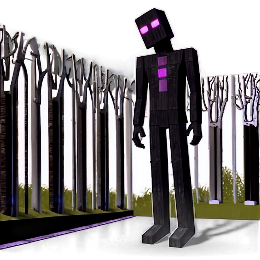 Friendly Enderman In Daylight Png Mht34