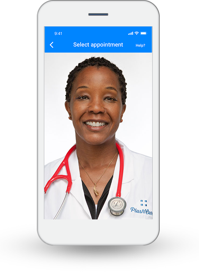 Friendly Physician Mobile App Screen