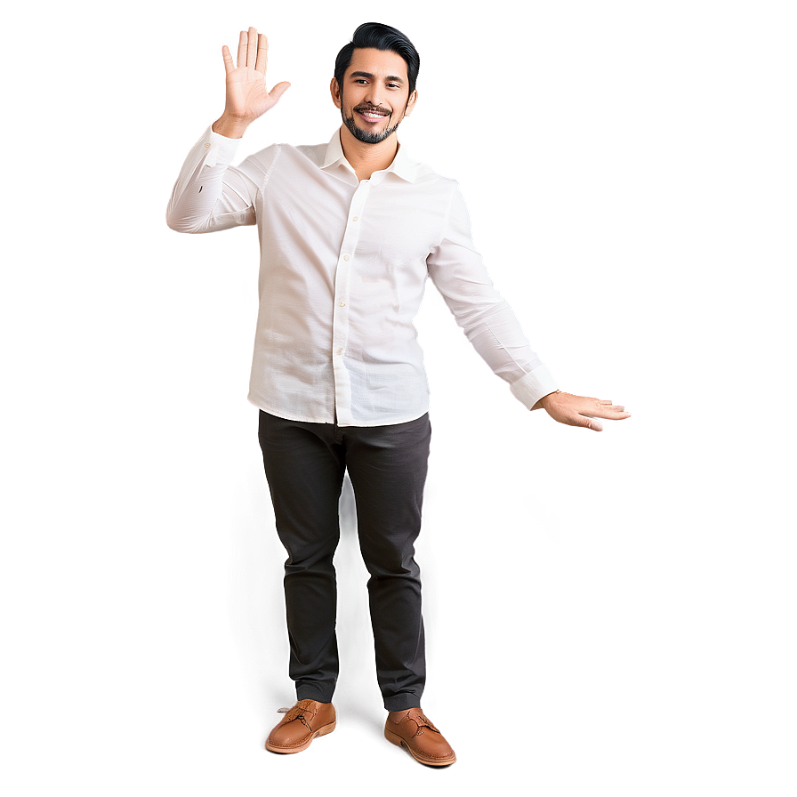 Friendly Wave Gesture Png Asf93