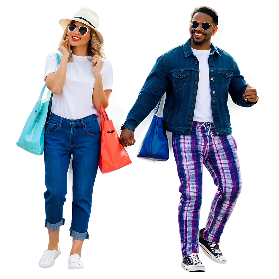 Friends In Summer Outfits Png 12