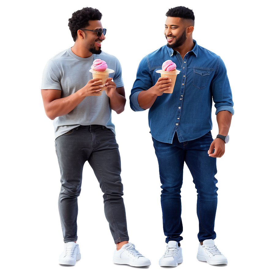 Friends With Ice Cream Png 39