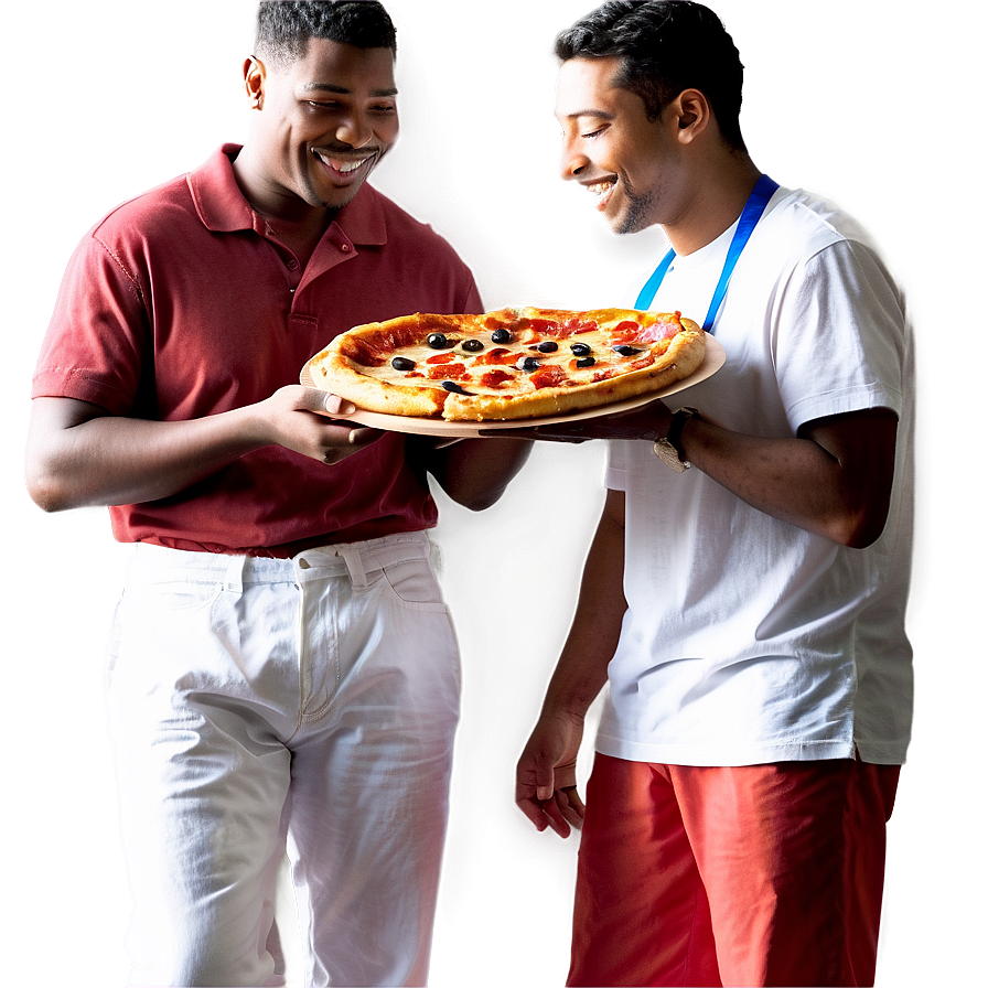 Friends With Pizza Png Gyu