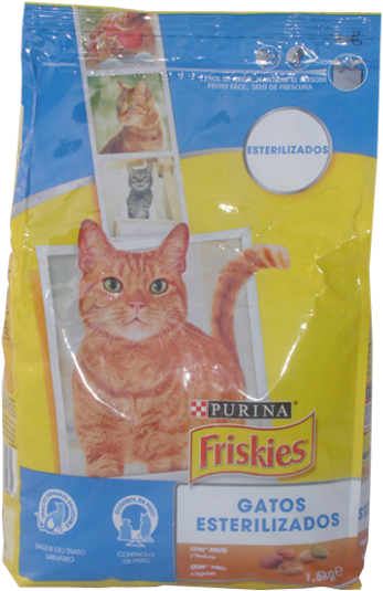 Friskies Cat Food Package Sterilized Cats