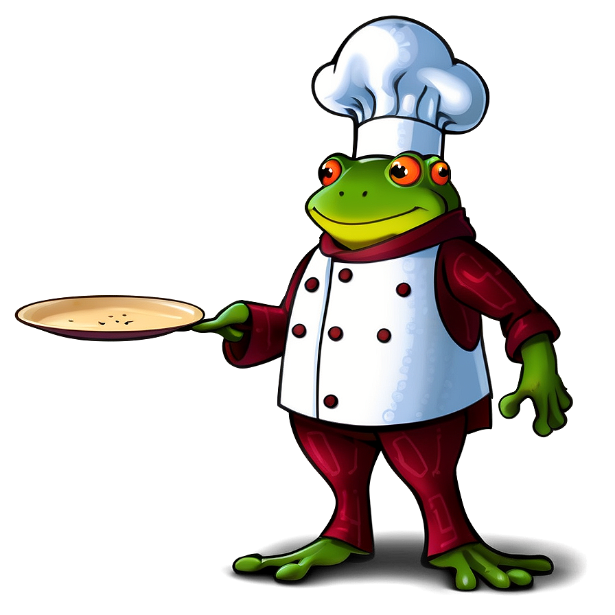 Frog Chef Clipart Png 06262024