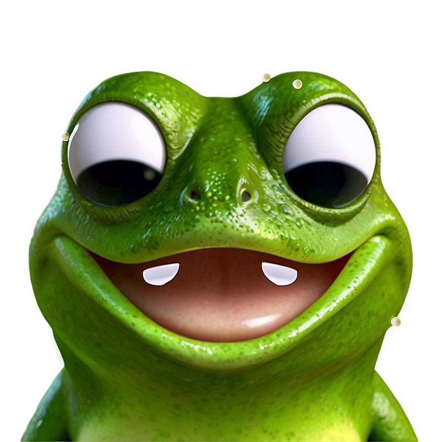 Frog Face Emoji Png 06212024