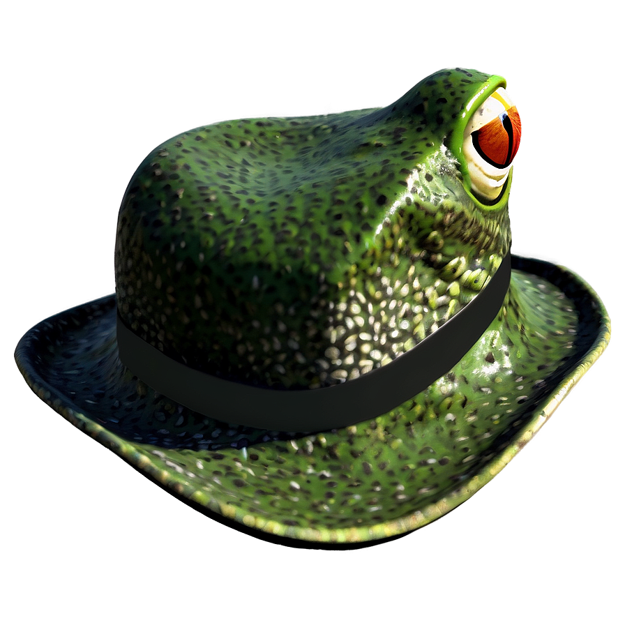 Frog Hat Outdoor Scene Png 06272024