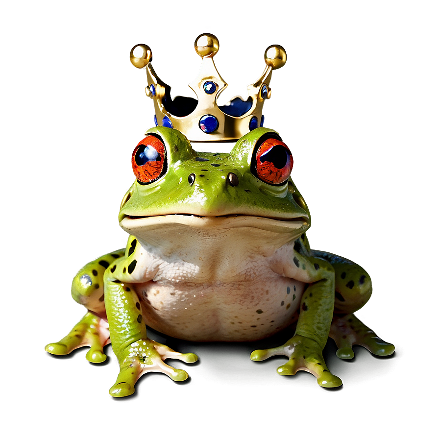 Frog With Crown Clipart Png 06262024