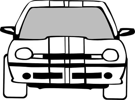 Front View Car Silhouette