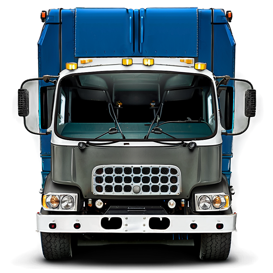 Front View Garbage Truck Png Dkj