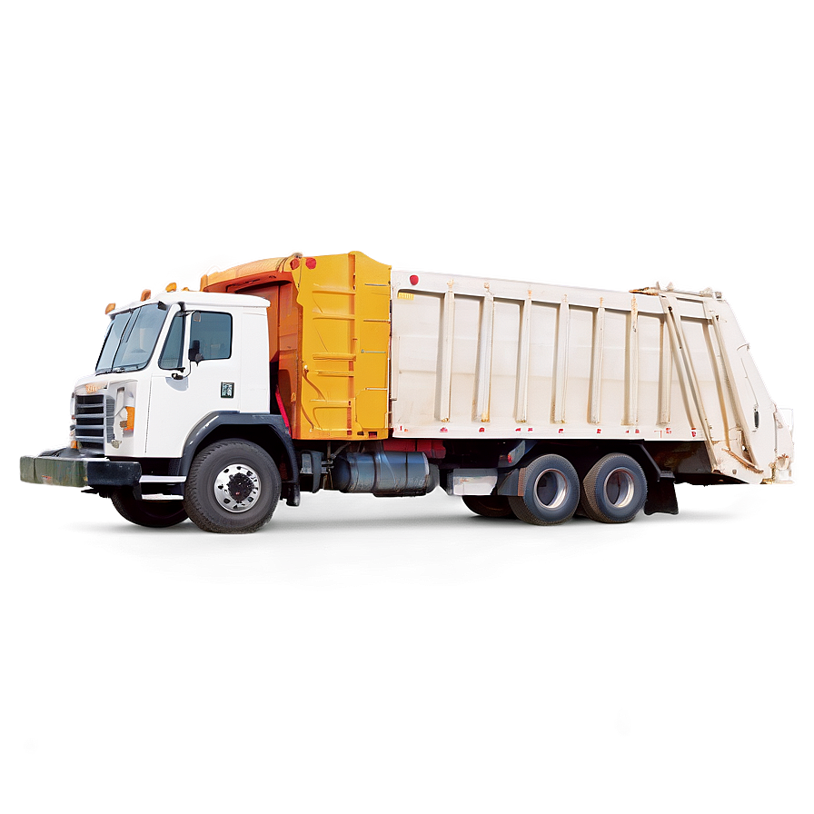 Front View Garbage Truck Png Tra