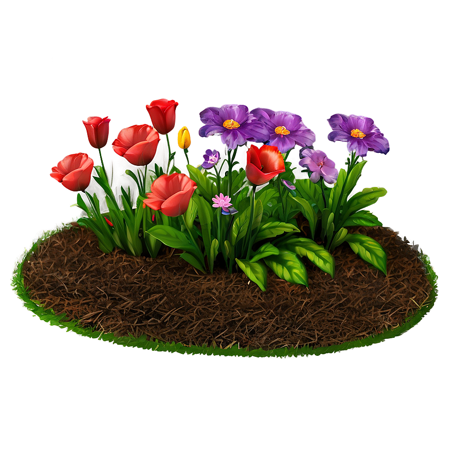 Front Yard Flower Bed Png 57