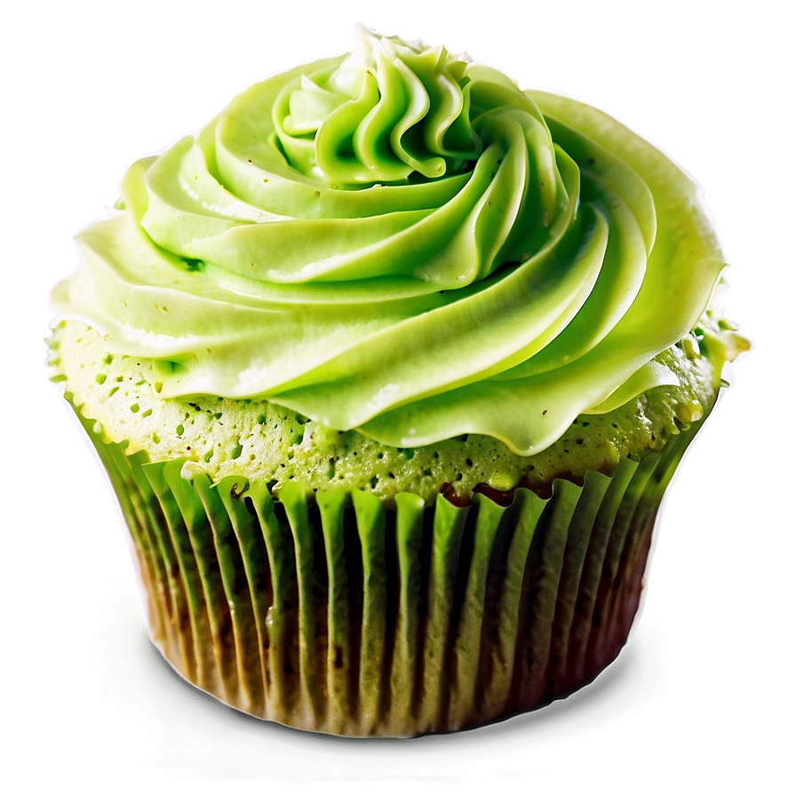 Frosted Green Cupcake Png Fhx