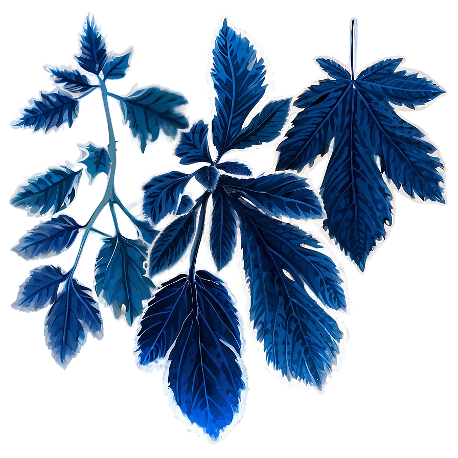 Frosted Leaves Png Ptg