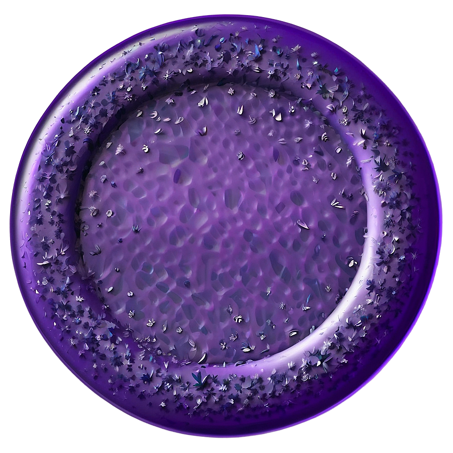 Frosted Purple Circle Png Uts14