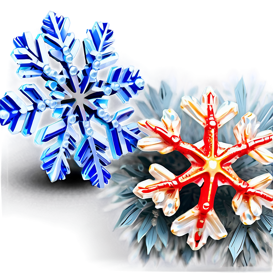 Frosted Snowflake Art Png Ken