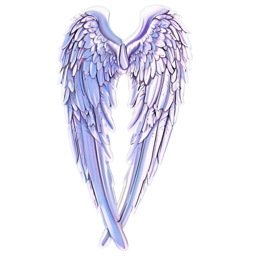 Frosty Angel Wings Pattern Png Hwq