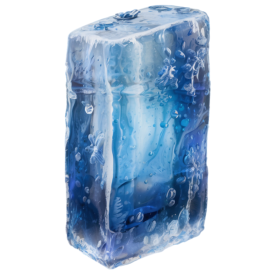 Frosty Ice Block Png 37