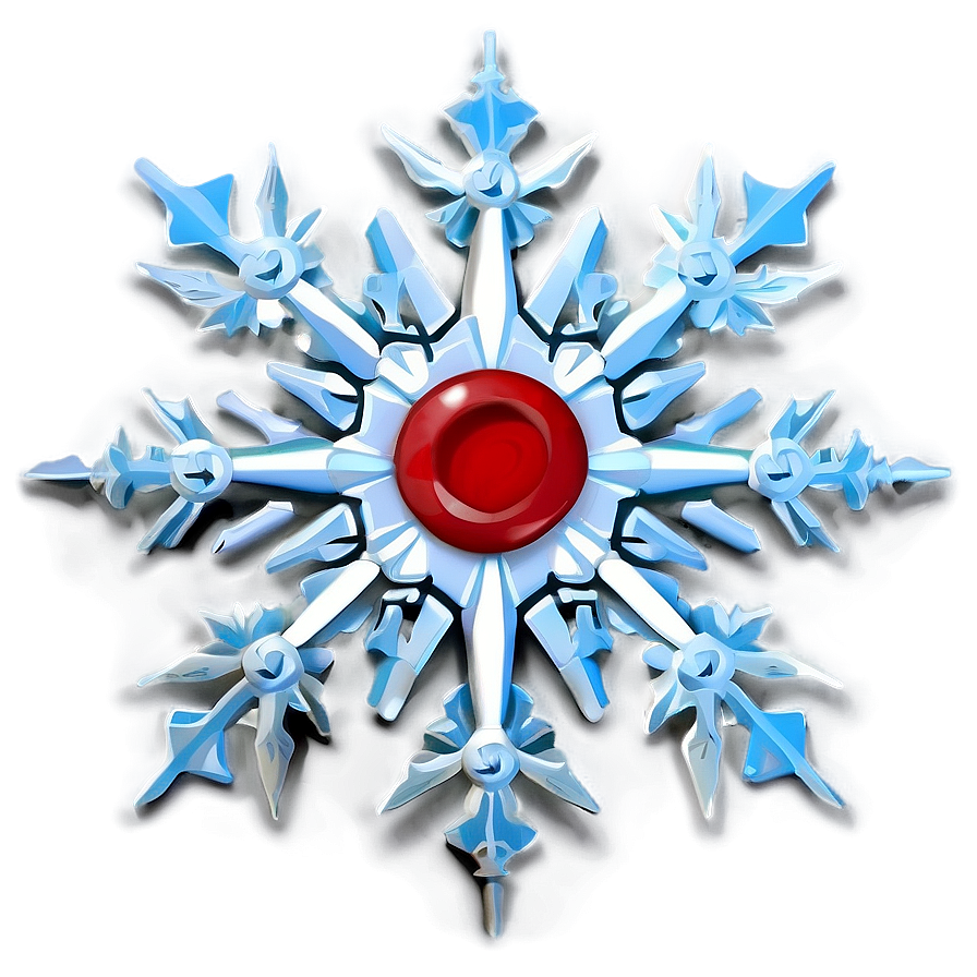 Frosty Noel Snowflake Png Ano11