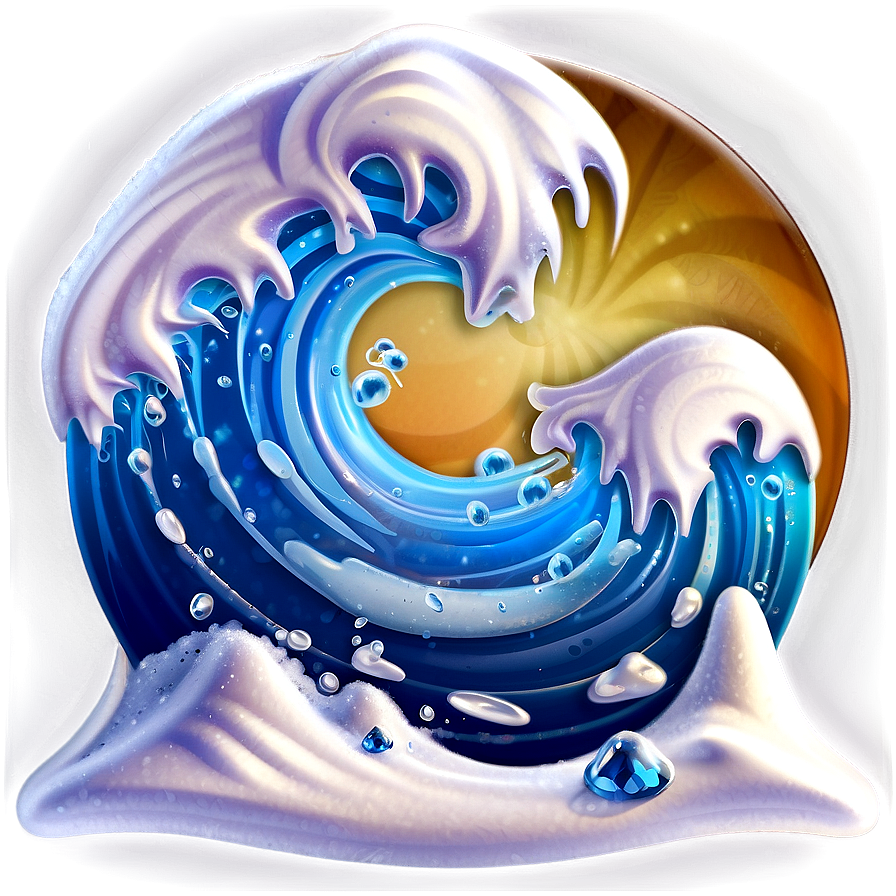 Frosty Wave Emoji Png Lod