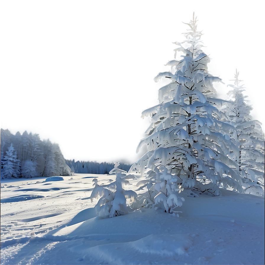 Frosty Winter Scene Png 06292024