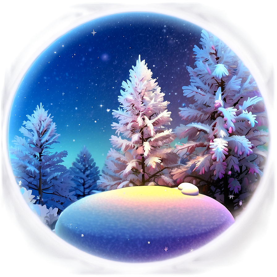 Frosty Winter Solstice Png Thj44