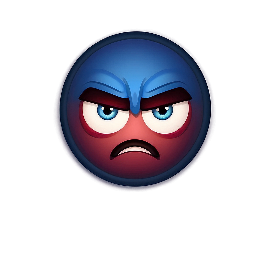 Frowning Angry Emoji Png Skt52