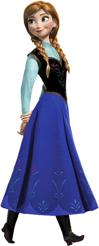 Frozen Anna Character Pose