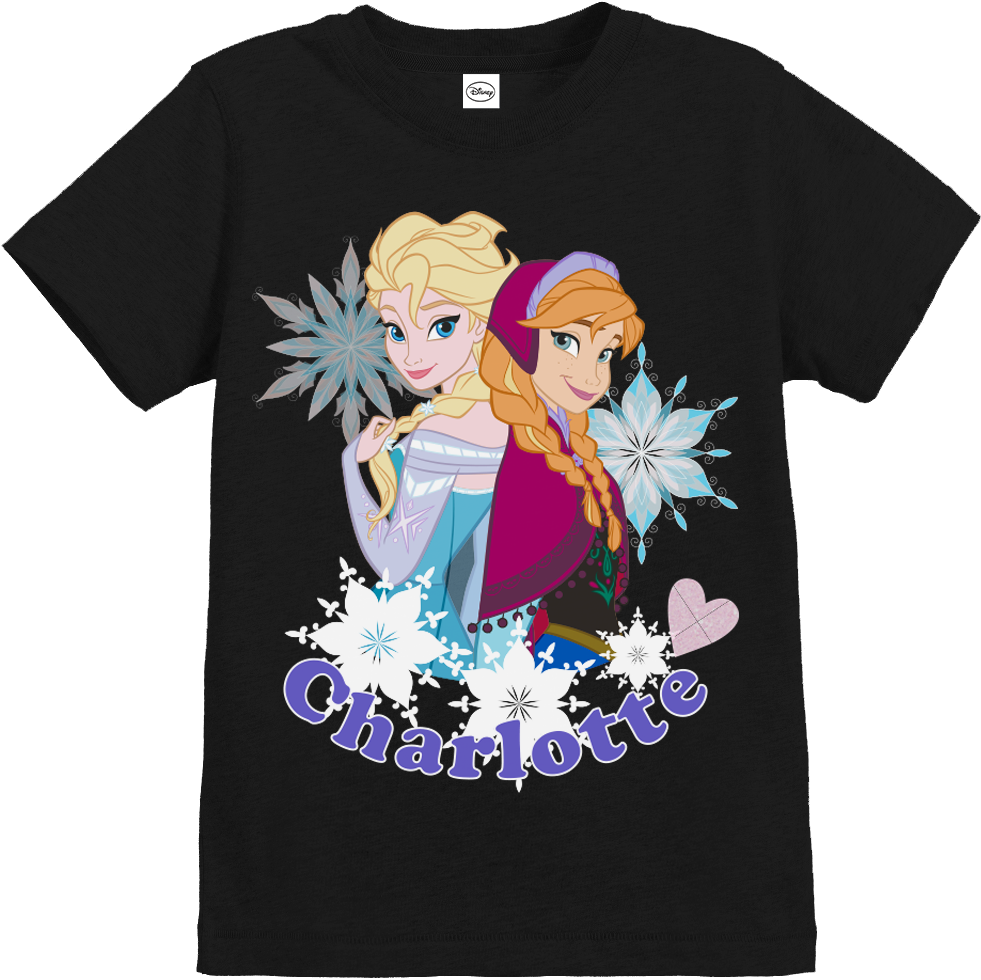 Frozen Anna Elsa Personalized Shirt