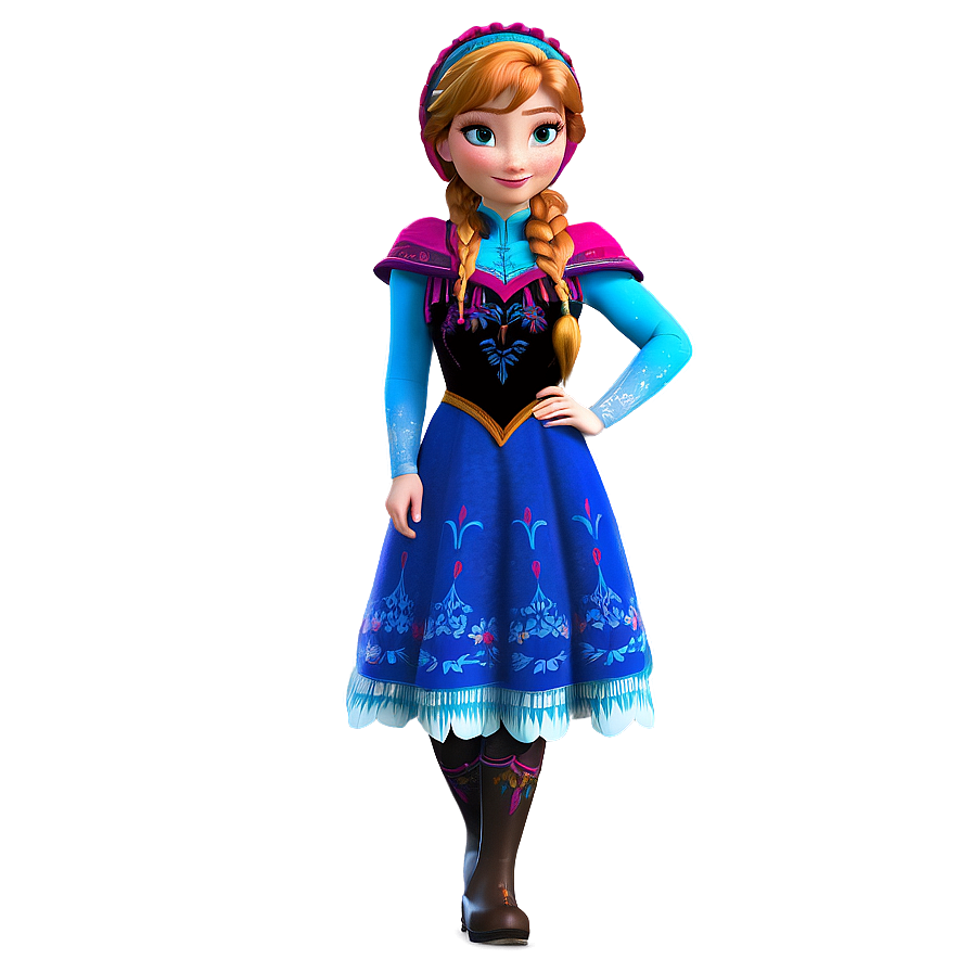 Frozen Anna In Snow Gear Png 46