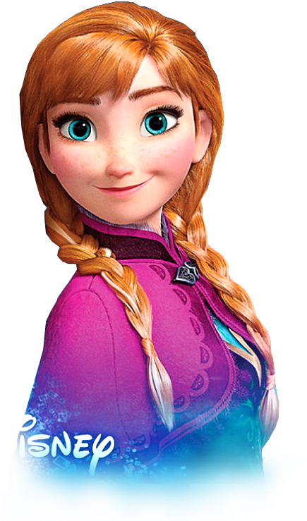 Frozen Anna Smiling Portrait