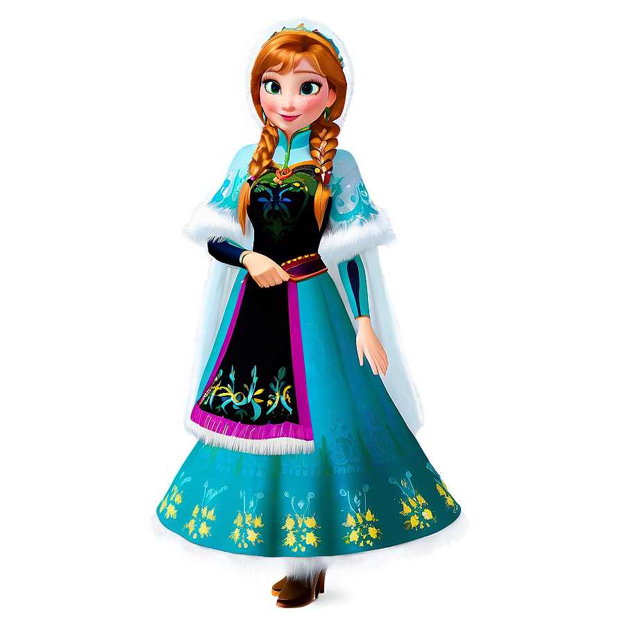 Frozen Anna Winter Outfit Png 35