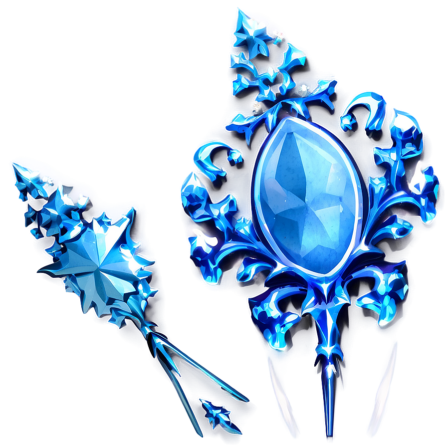 Frozen Blue Sparkle Png 63