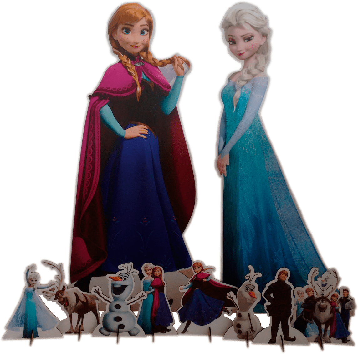 Frozen Characters Annaand Elsa Standee