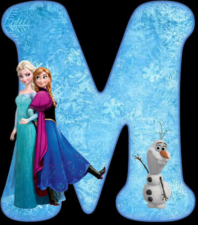 Frozen Characters Letter M