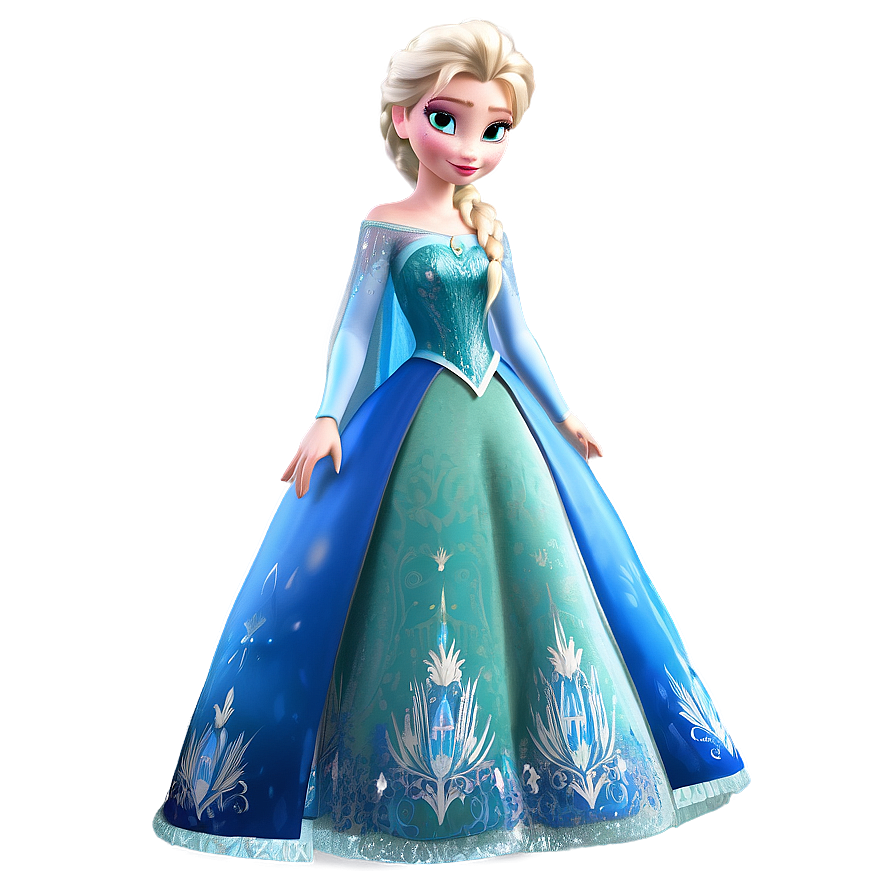 Frozen Elsa's Coronation Day Png 06272024