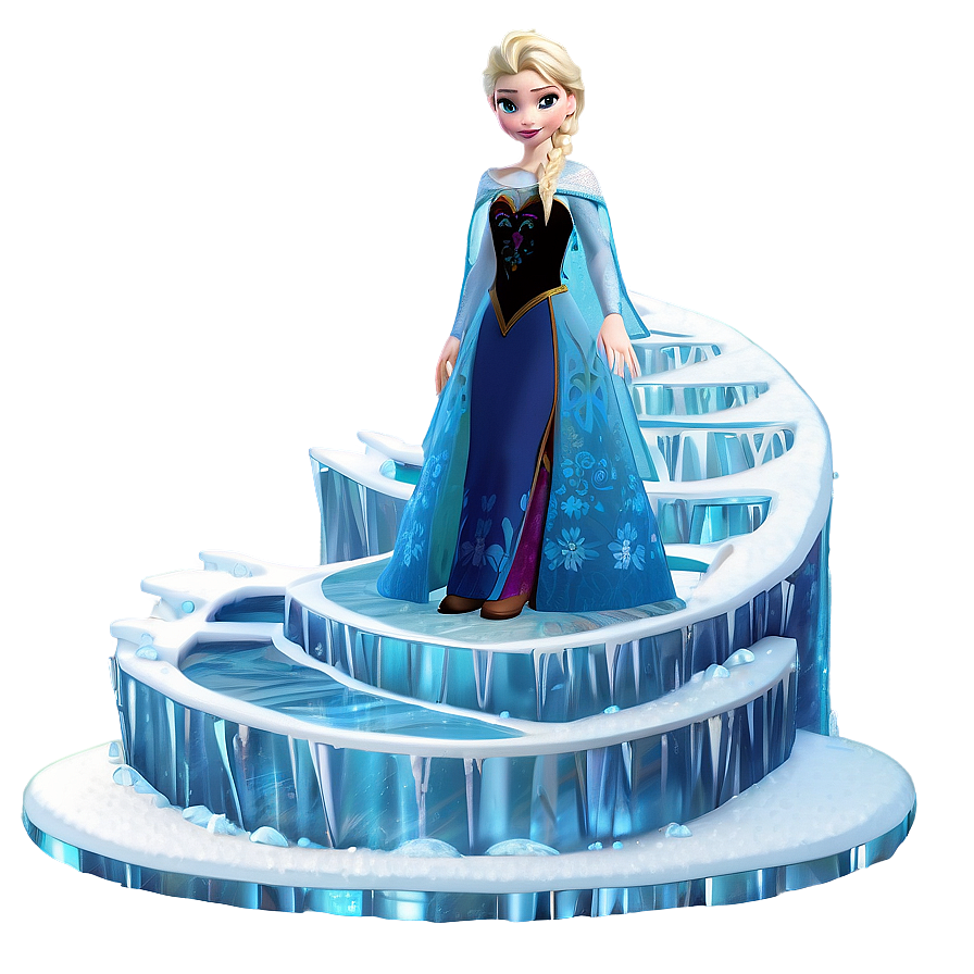 Frozen Elsa's Ice Staircase Png Fbm