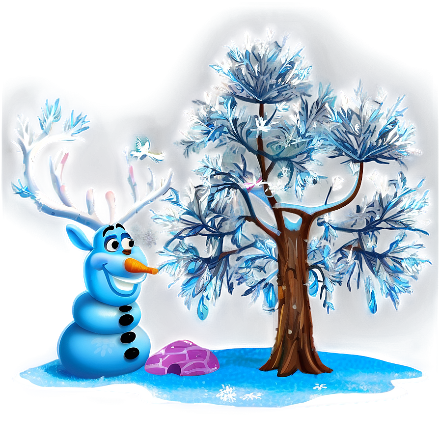 Frozen Enchanted Forest Png Qaw