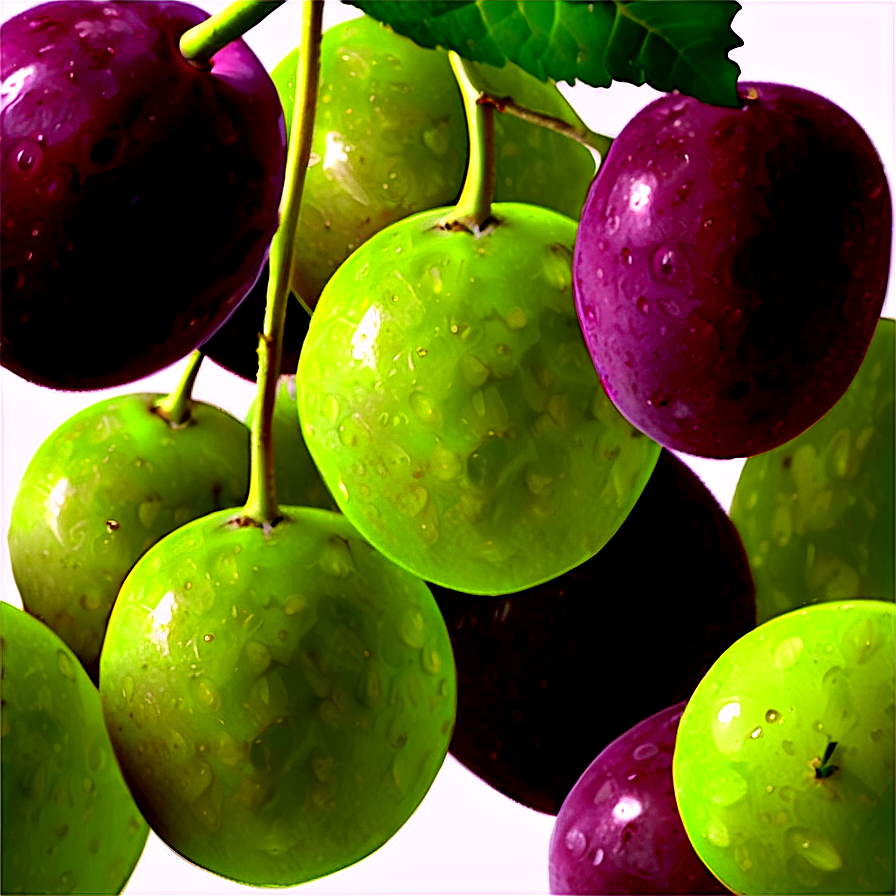 Frozen Grapes Png 05242024