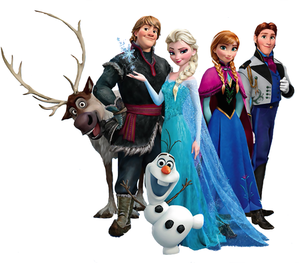 Frozen Main Characters Group