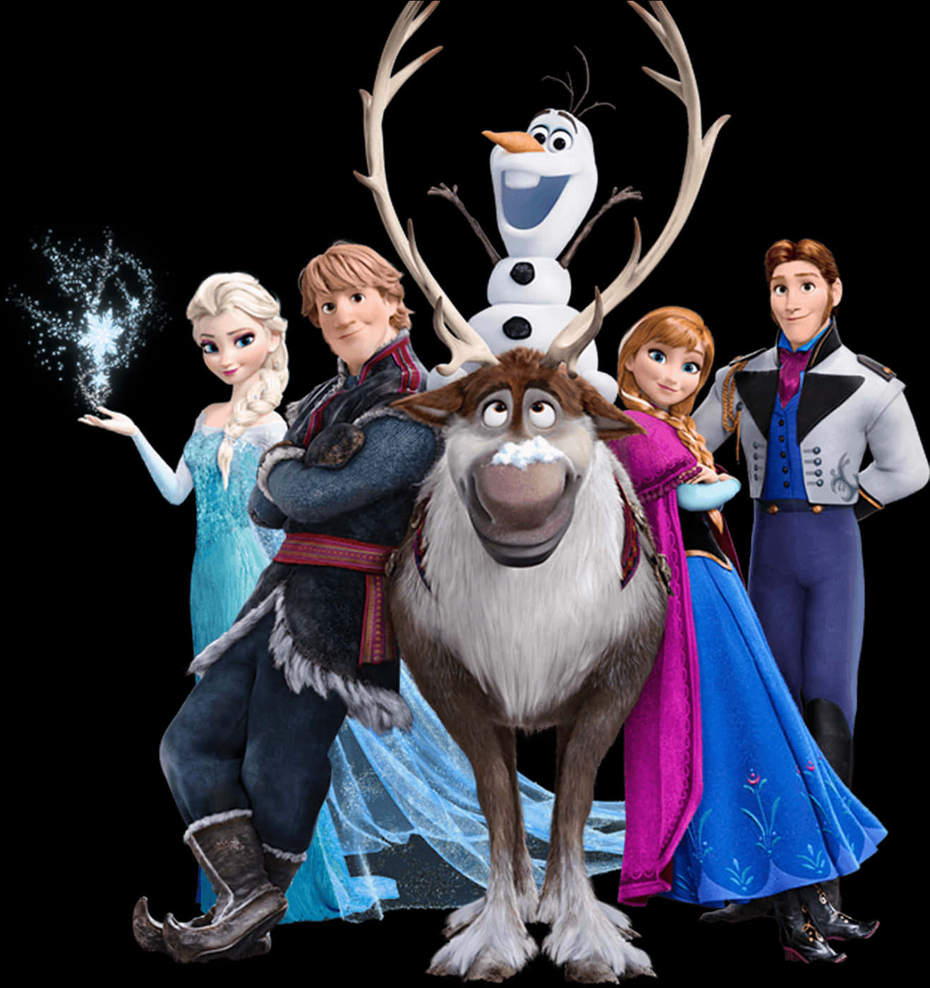 Frozen Main Characters Pose