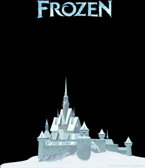 Frozen Movie Castle Silhouette