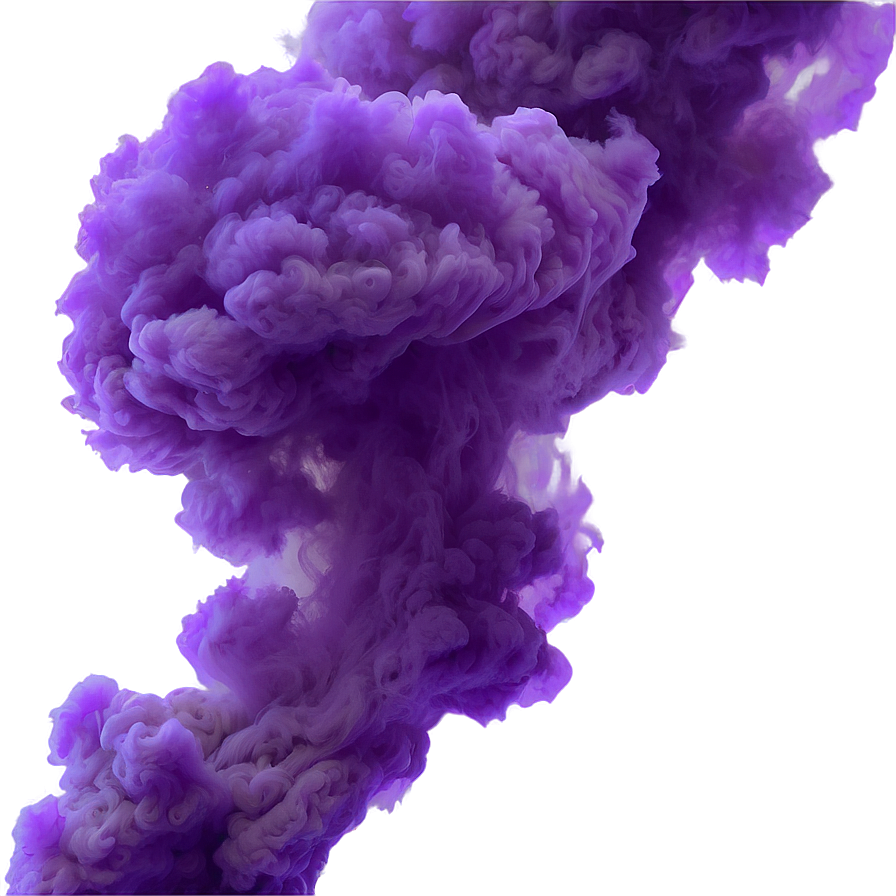 Frozen Purple Smoke Png 25