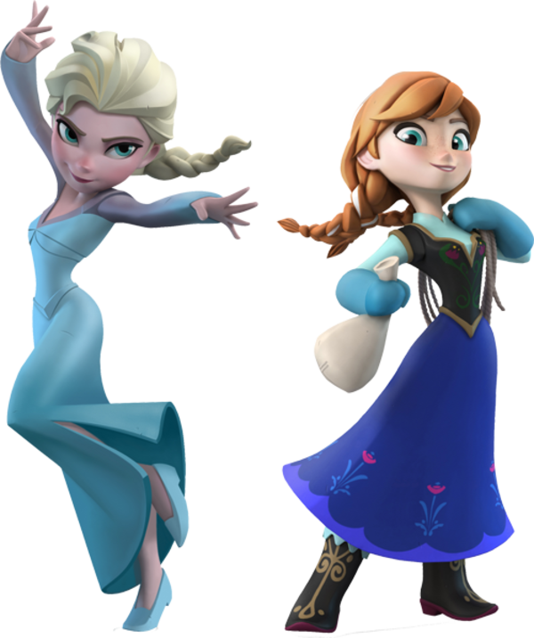 Frozen Sisters Elsaand Anna