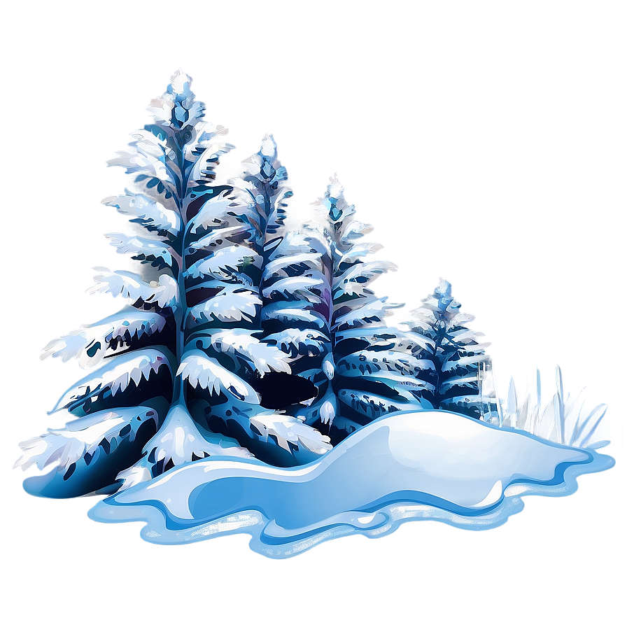 Frozen Winter Land Png Ecp