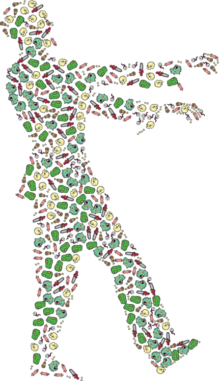 Fruit Patterned Dancer Silhouette