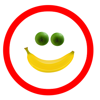 Fruit Smile Traffic Sign