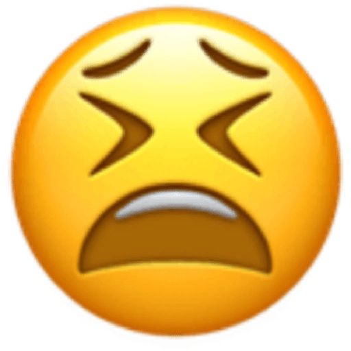 Frustrated Emoji Expression