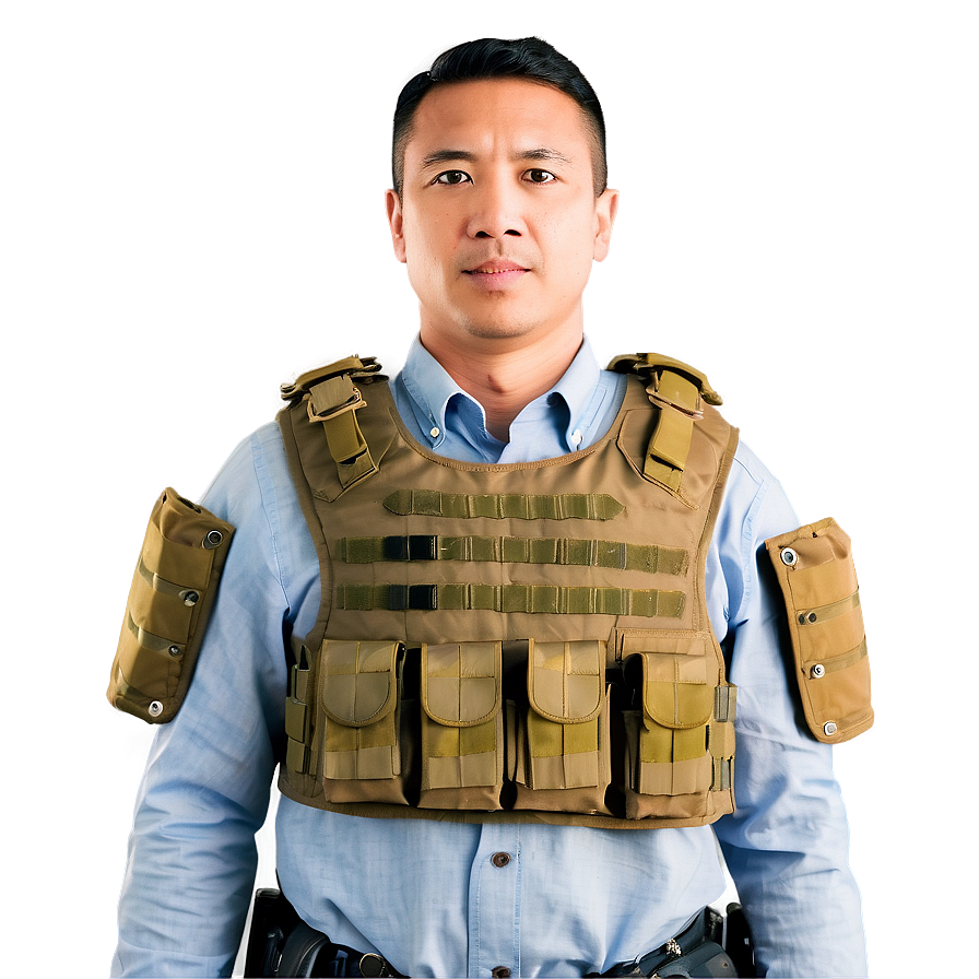 Full Coverage Bulletproof Vest Png Tkp